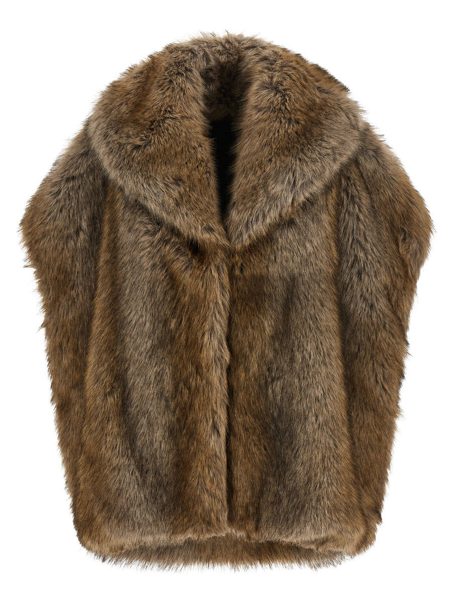 B&B Couture Brigitte Vest — Brown