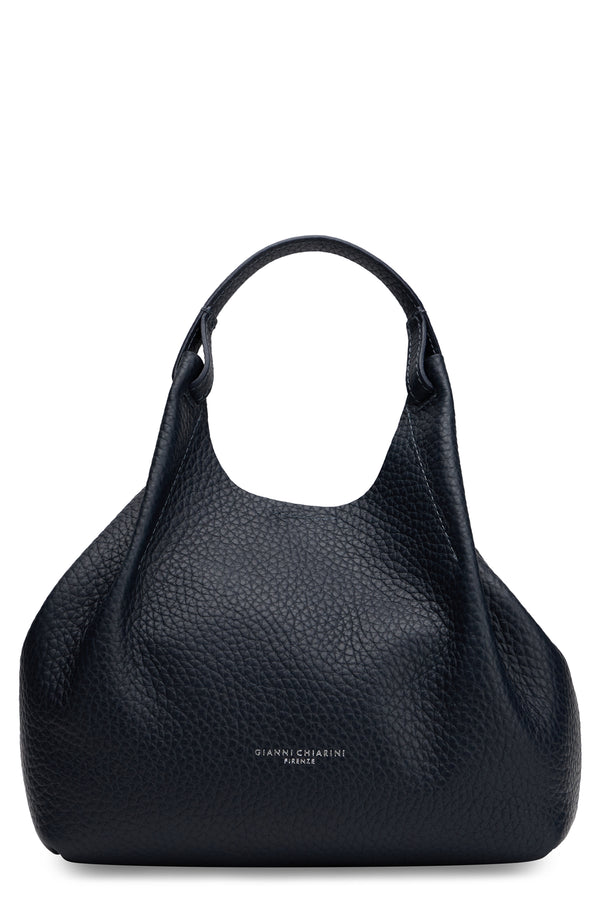Hobo Shoulder Bag Calfskin Midnight Blue Handbags