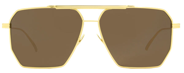 Bottega Veneta BV1012S Metal sunglasses in gold