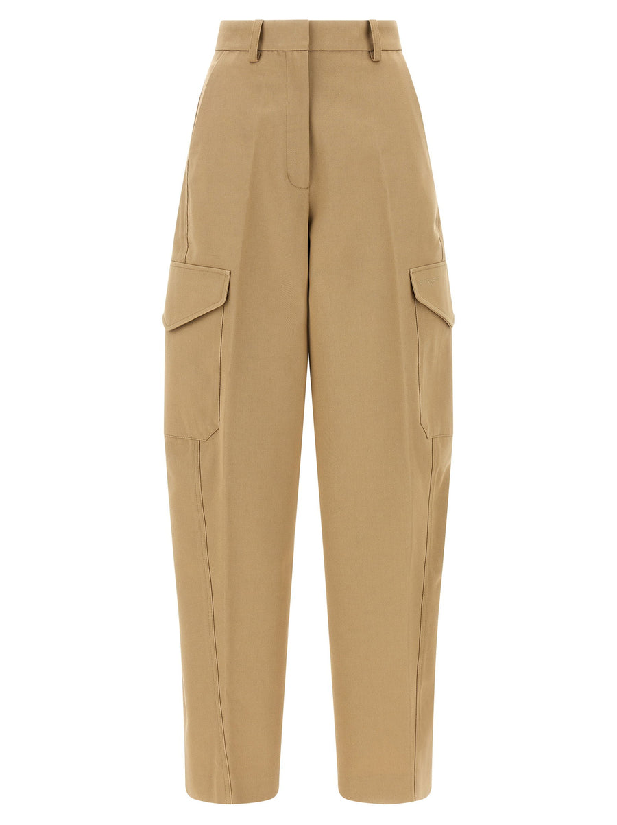 Givenchy Cotton and wool blend cargo pants in beige