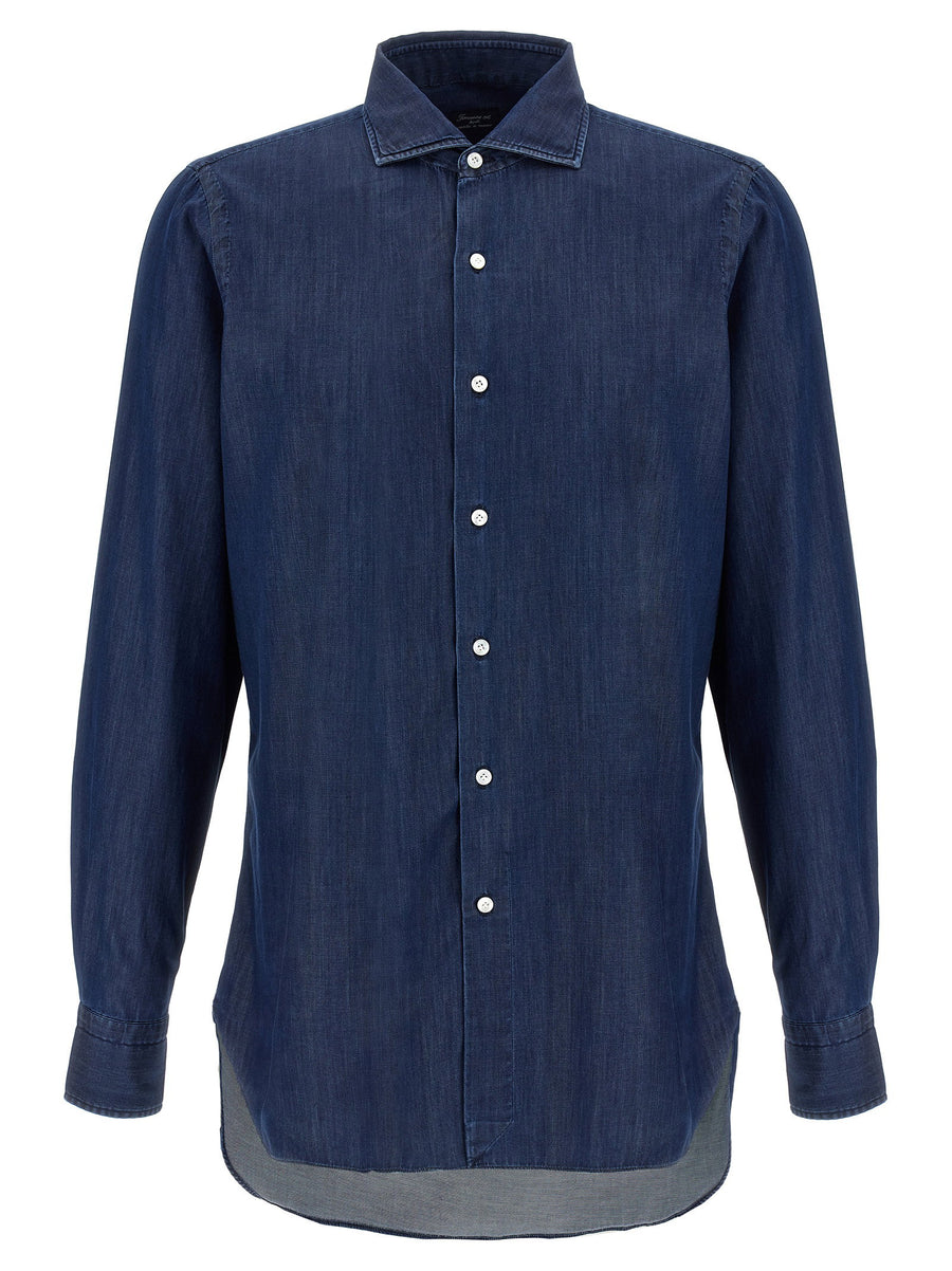 Finamore Napoli Shirt — Navy
