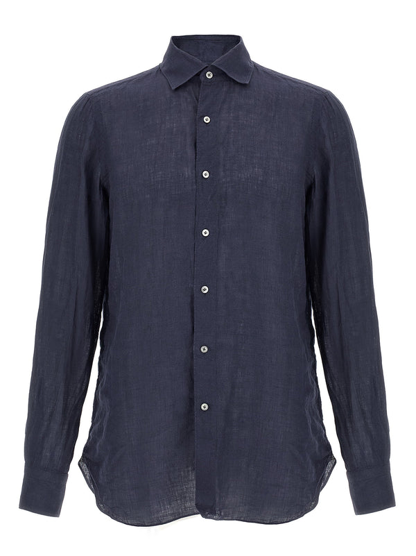 Finamore Gaeta Shirt — Navy
