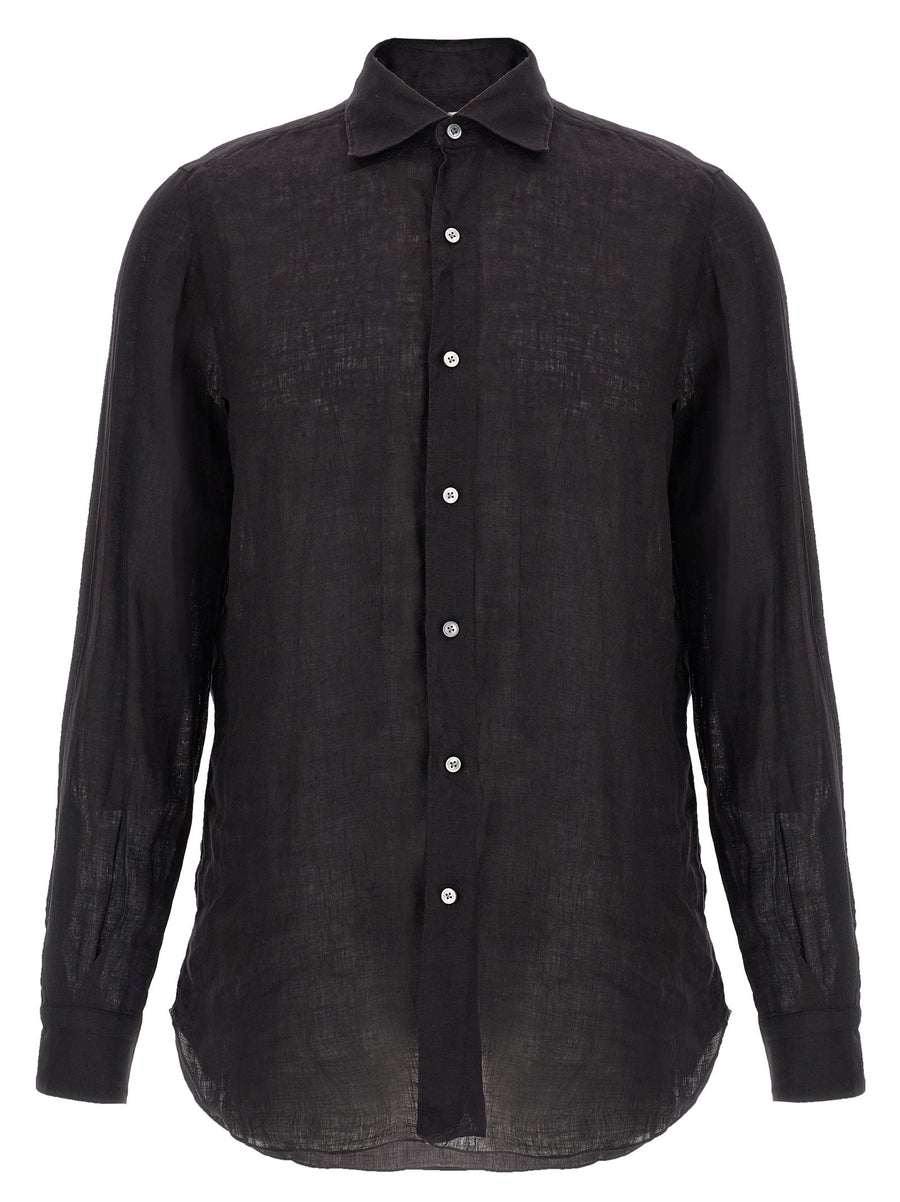 Finamore Gaeta Shirt — Black
