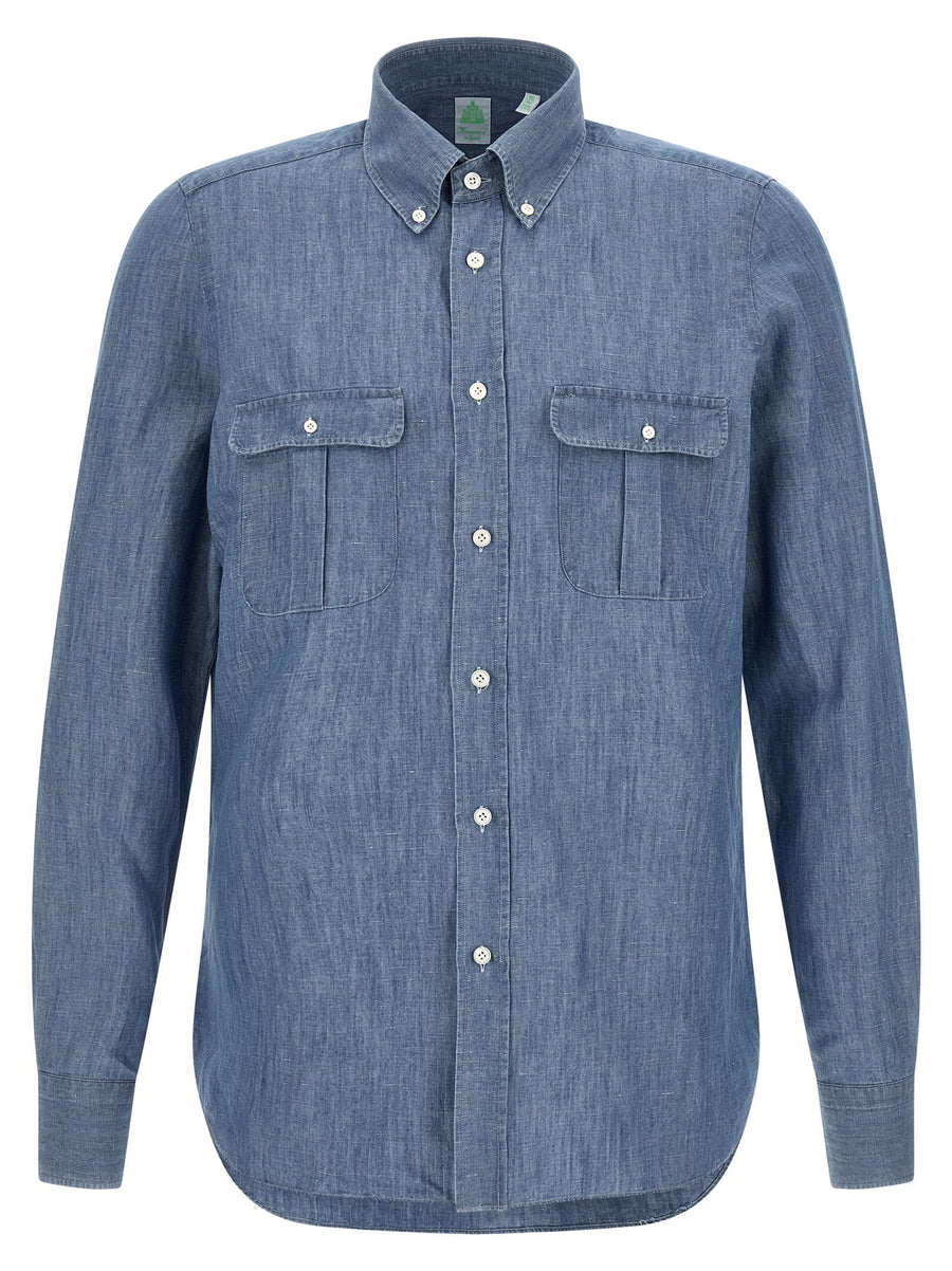 Finamore Zurigo Shirt — blue
