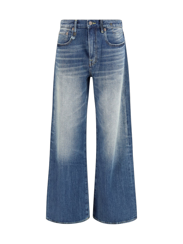 R13 100% Cotton jeans in blue