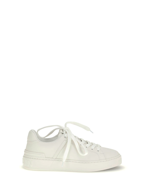 Balmain Upper: 100% calf leather; Sole: 100% rubber sneakers in white