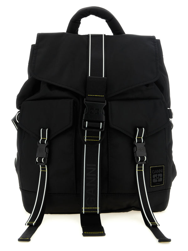Ganni Backpack — Black