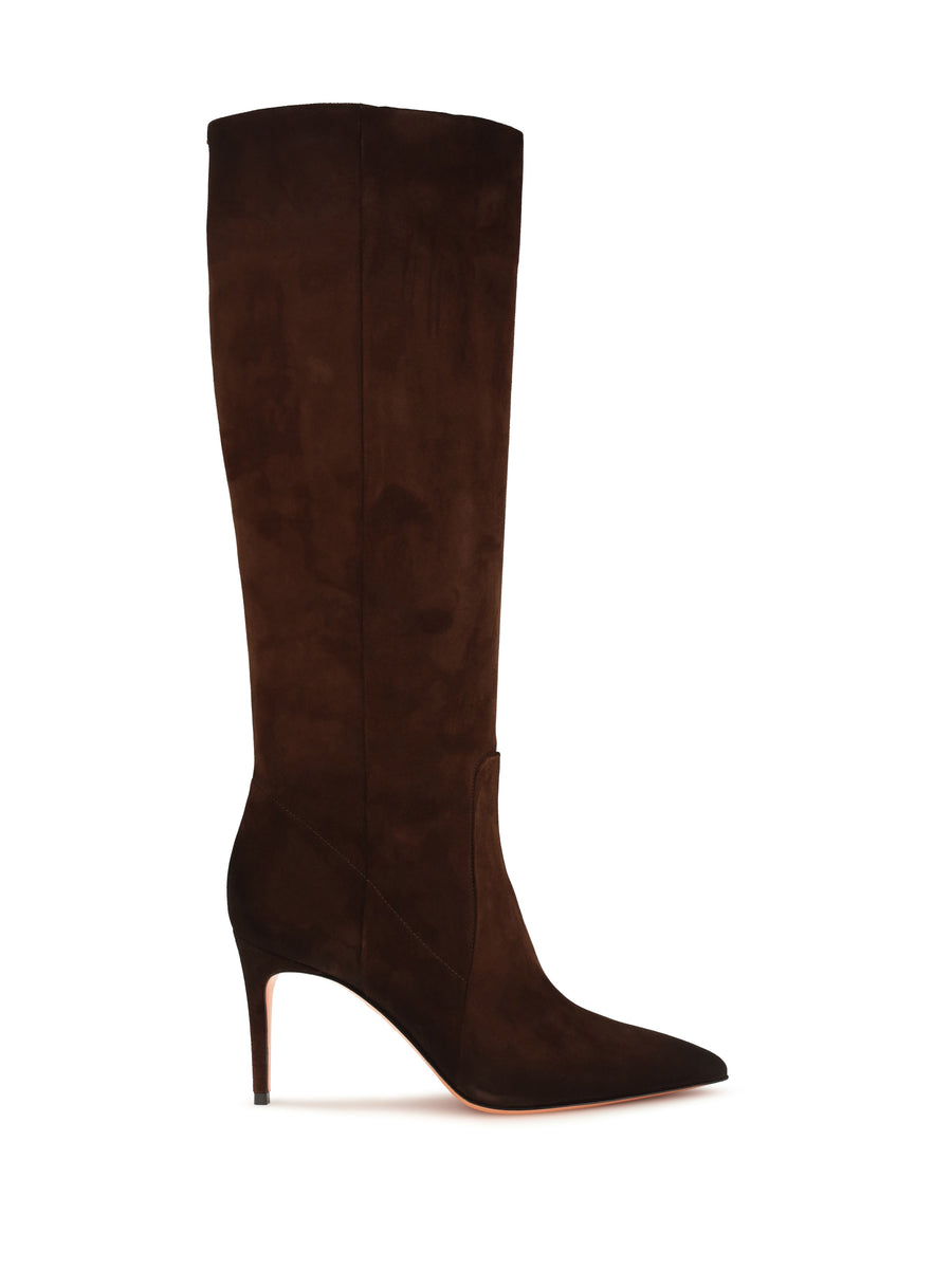 Santoni 100% calf leather Bos Taurus boot in brown