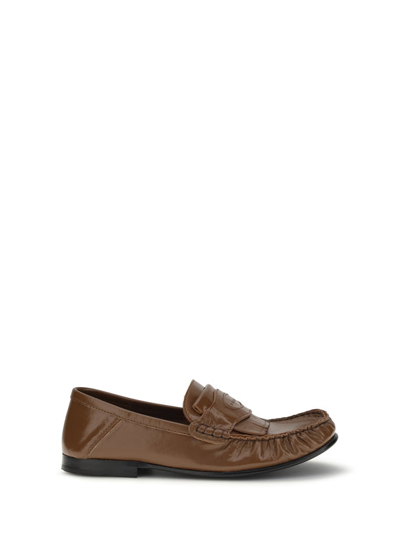Marni Upper: 100% lamb leather; Sole: 100% calf leather loafer in brown