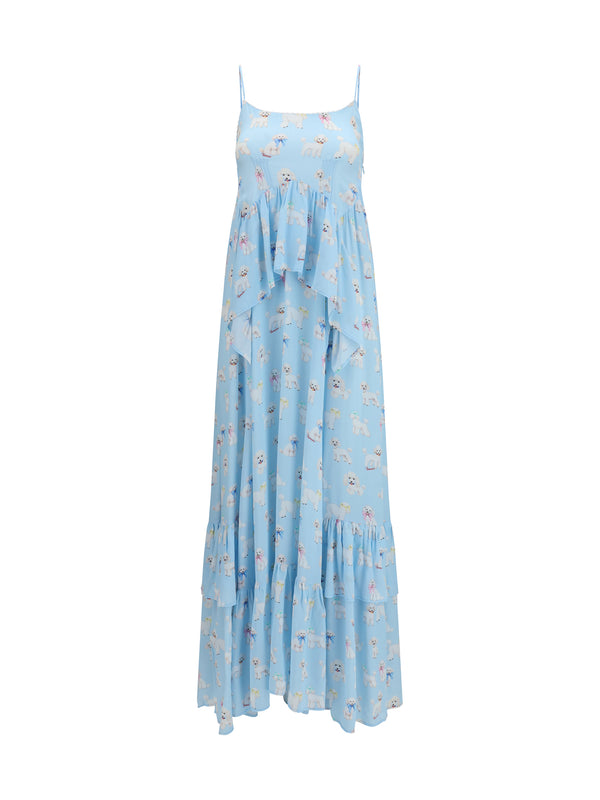 Fiorucci 100% Viscose dress in blue