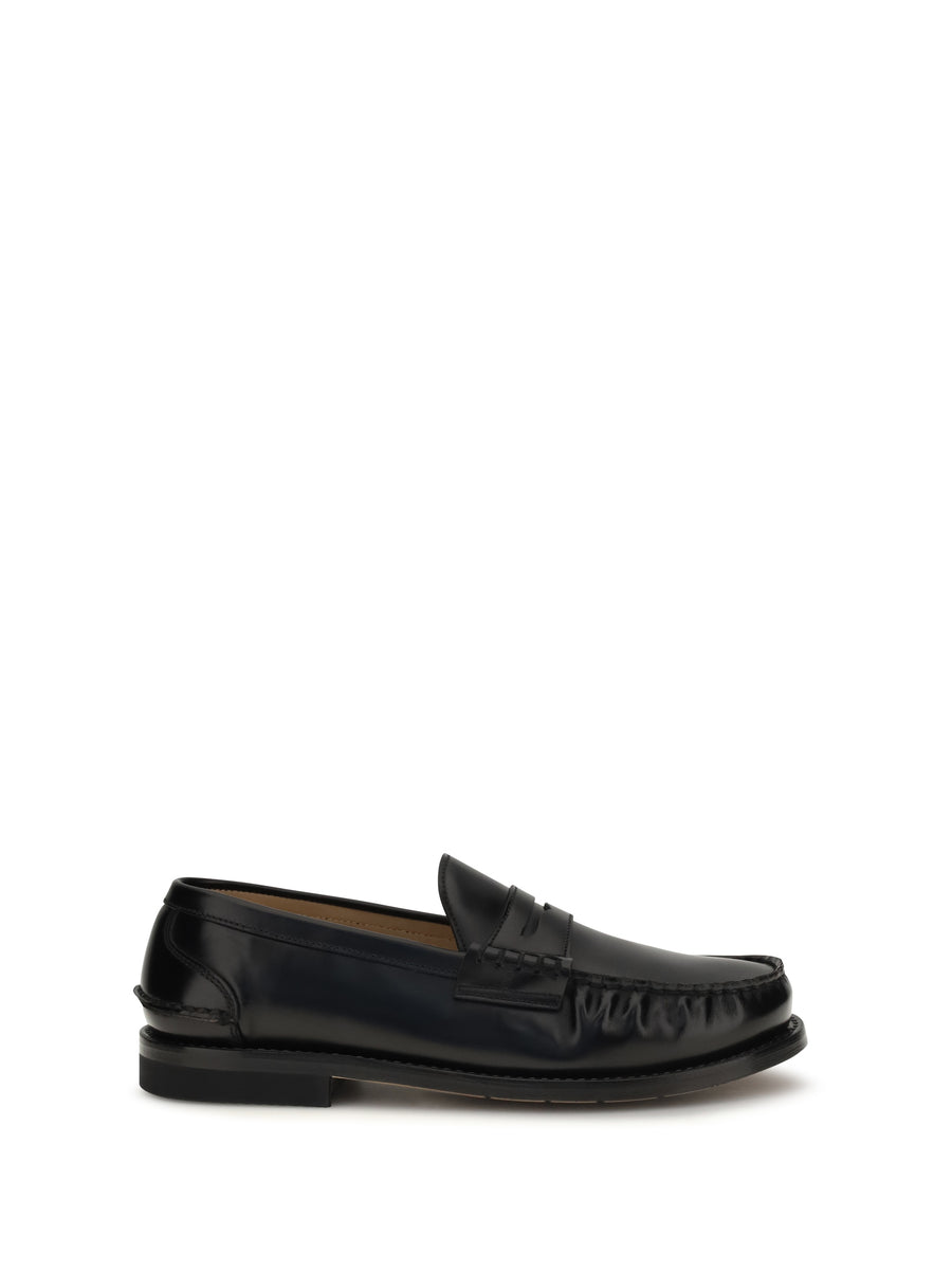Premiata UPPER: 100% CALF LEATHER BOS TAURUS; SOLE: 100% RUBBER loafers in black