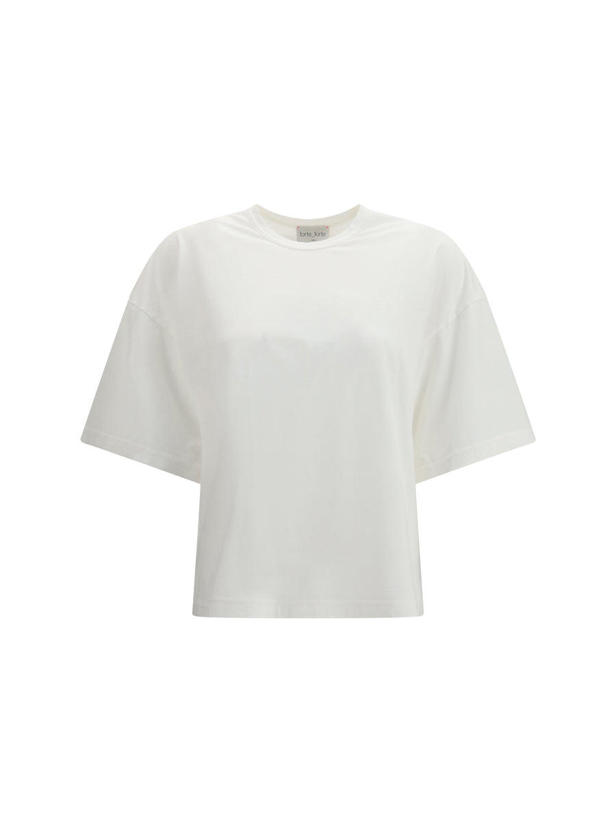 Forte_forte 100% Cotton t-shirt in white