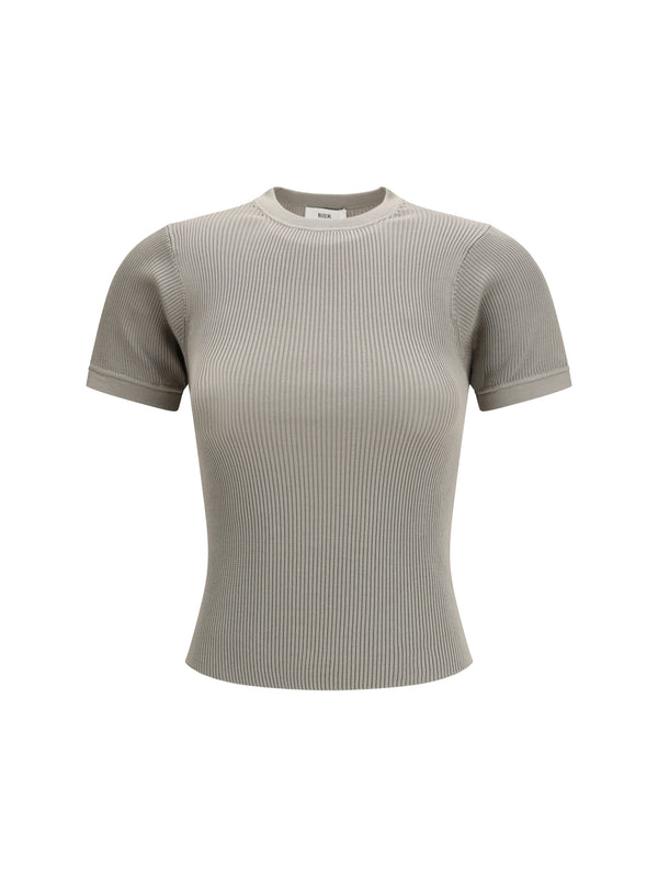 Rier 100% Silk t-shirt in gray