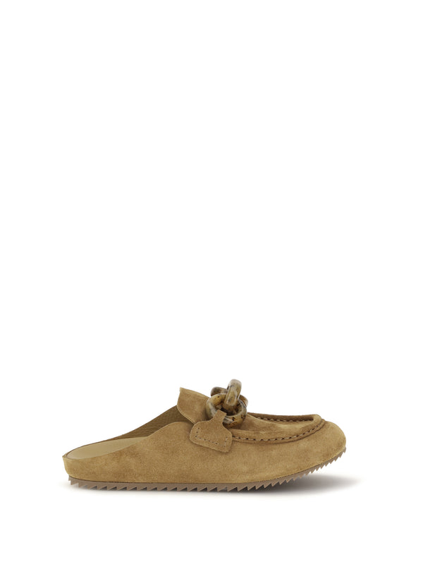 Pedro GarcíA Upper: 100% calf leather; Sole: 100% rubber mule sandal in beige