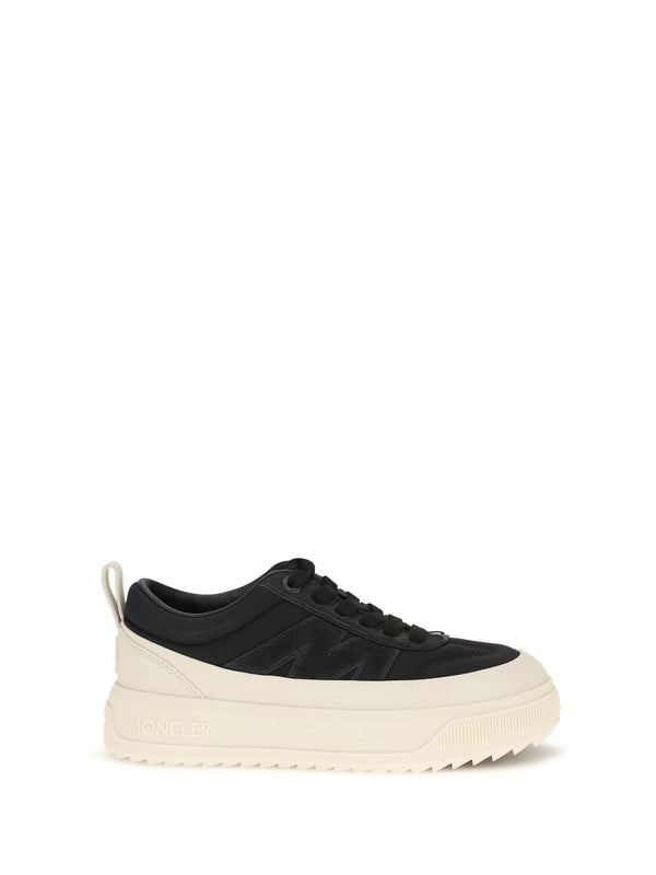 Moncler UPPER: 13% ELASTANE; UPPER: 87% POLYAMIDE; SOLE: 100% RUBBER sneaker in black