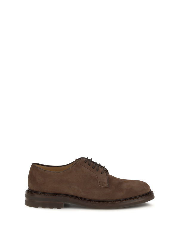 Brunello Cucinelli 100% Calf Leather Bos Taurus flat in brown