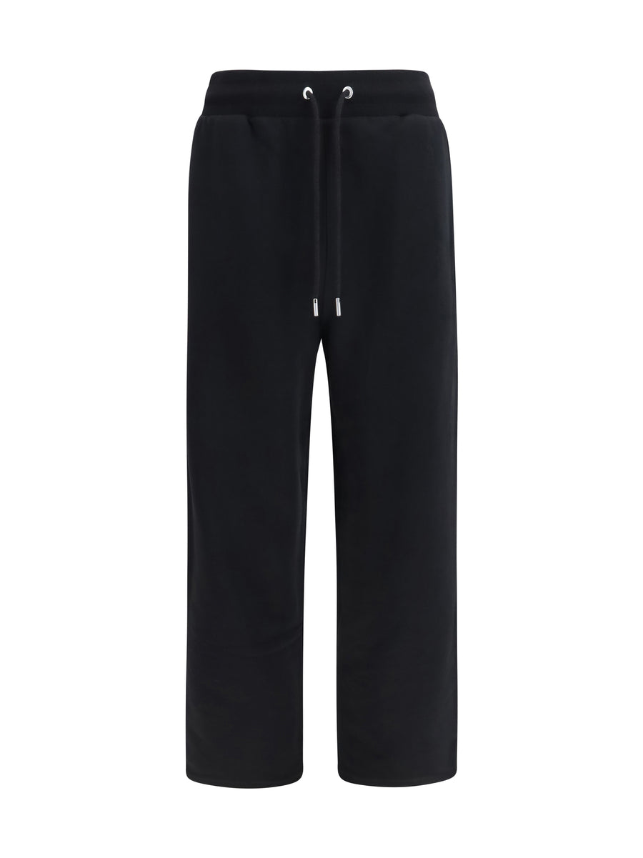 Quota Cotton Sweatpants Noir / Blanc Crème Pant