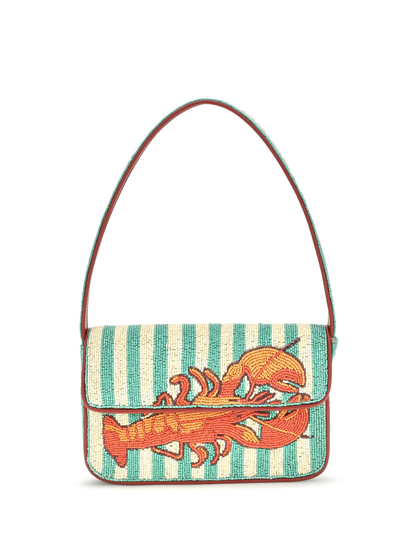 Staud 100% Rayon shoulder bag in multicolor