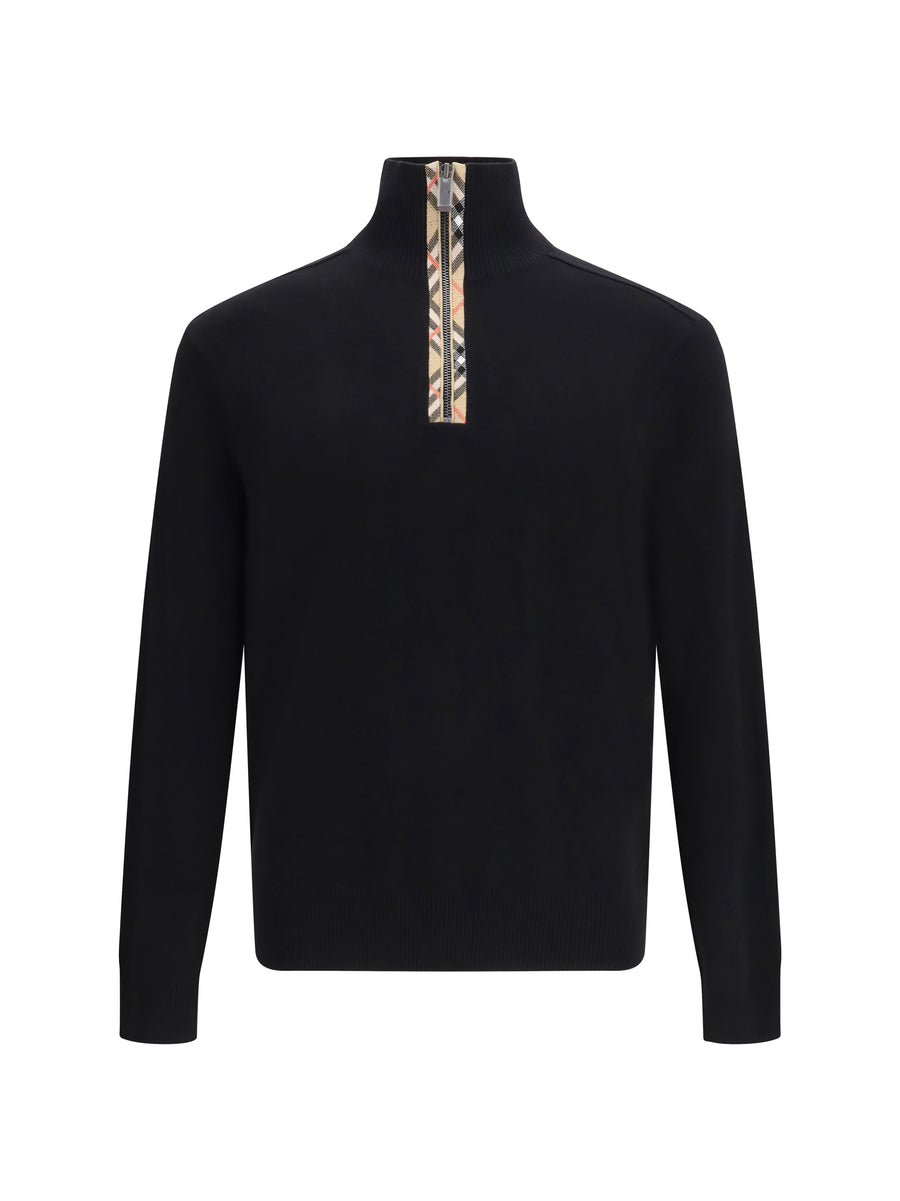 Burberry 100% Wool sweater in black