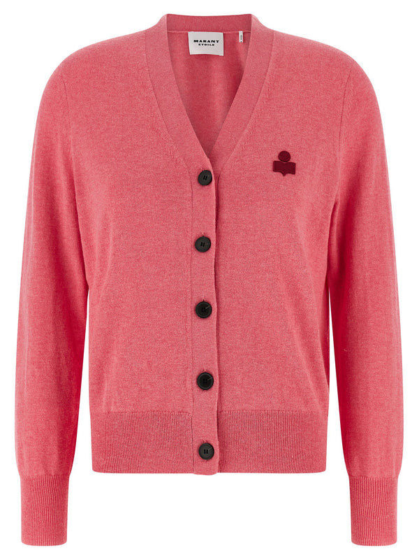 Marant Etoile Karina Cardigan — coral