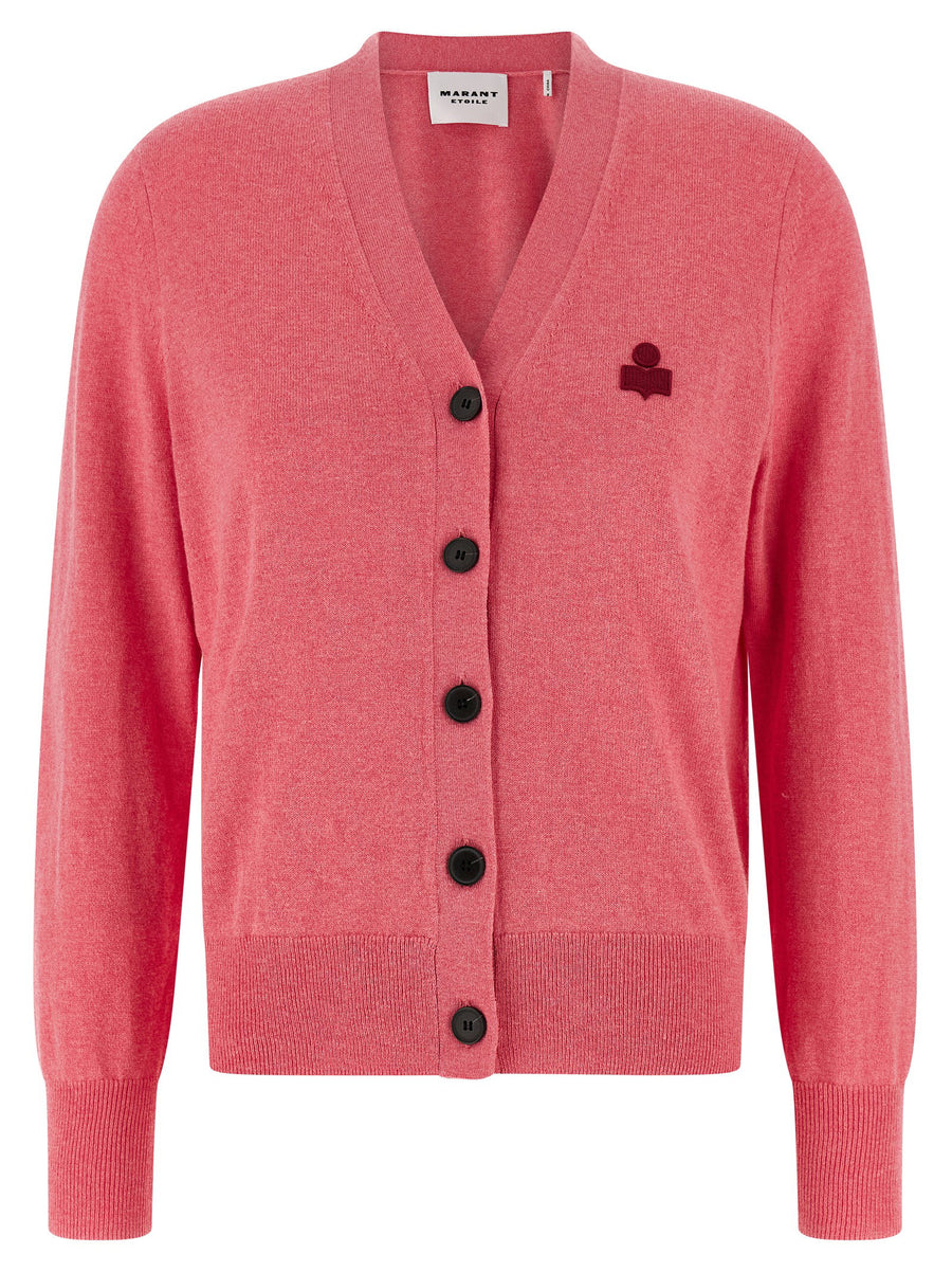 Marant Etoile Karina Cardigan — coral