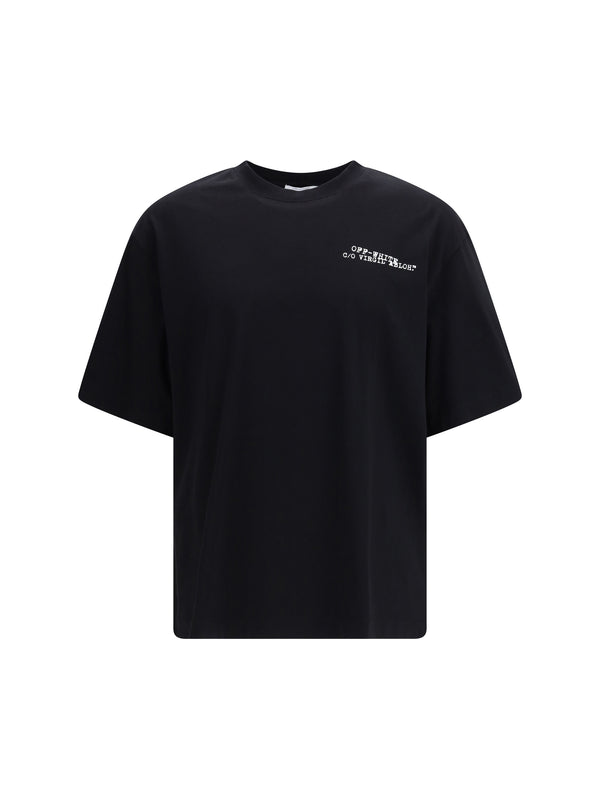Off-White 100% Cotton t-shirt in black