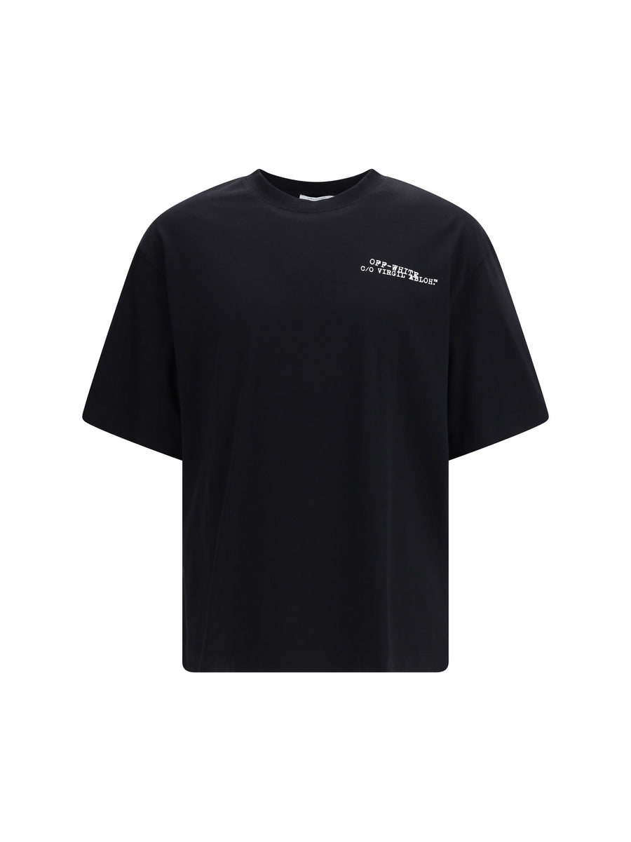 Off-White 100% Cotton t-shirt in black