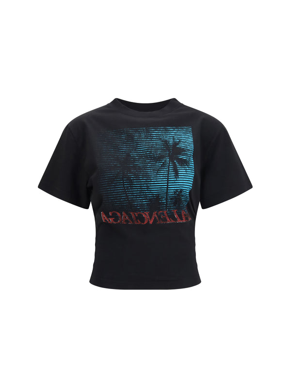 Balenciaga 100% cotton t-shirt in black