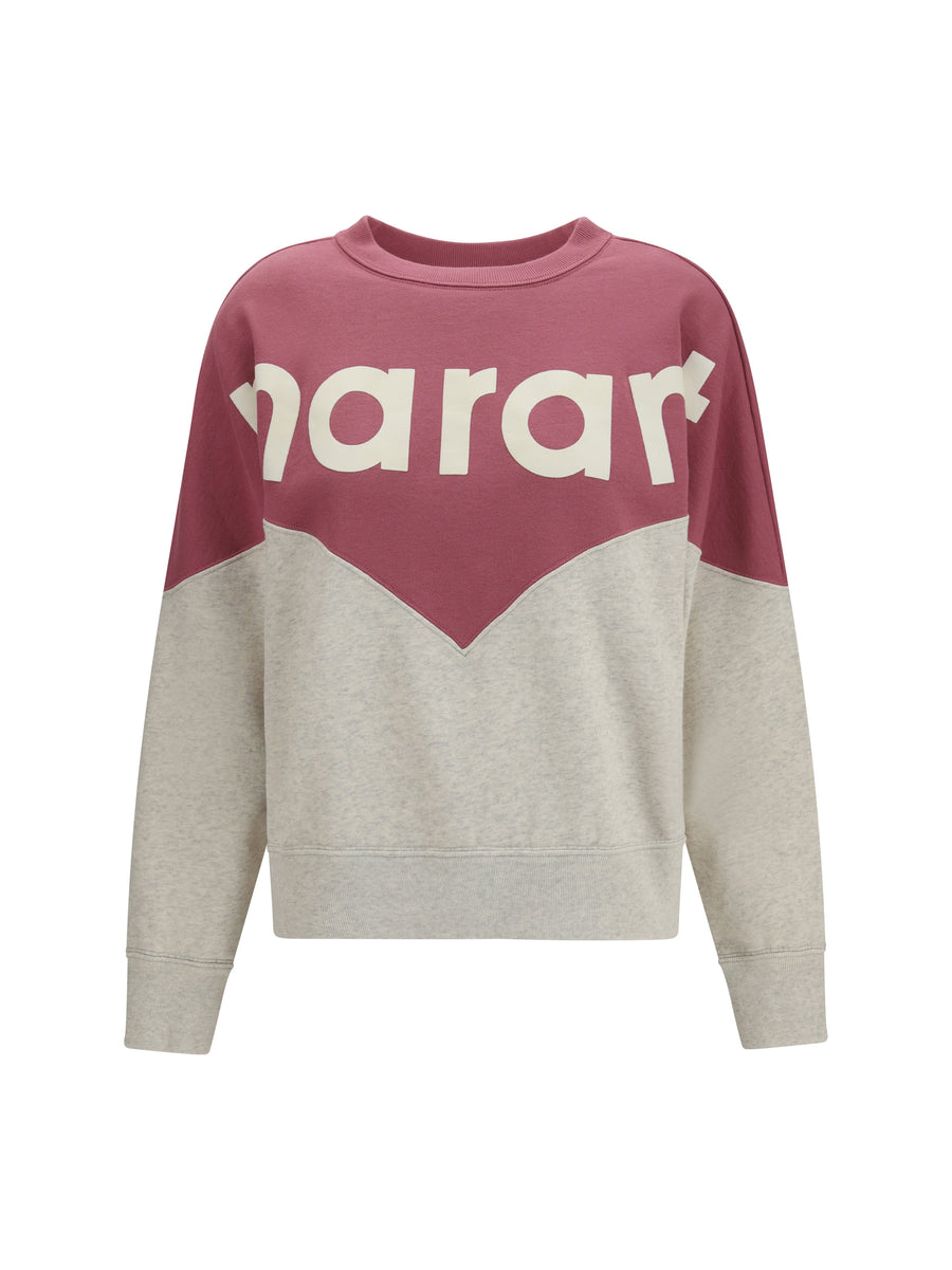 Marant Etoile 88% Cotton sweatshirt in mauve