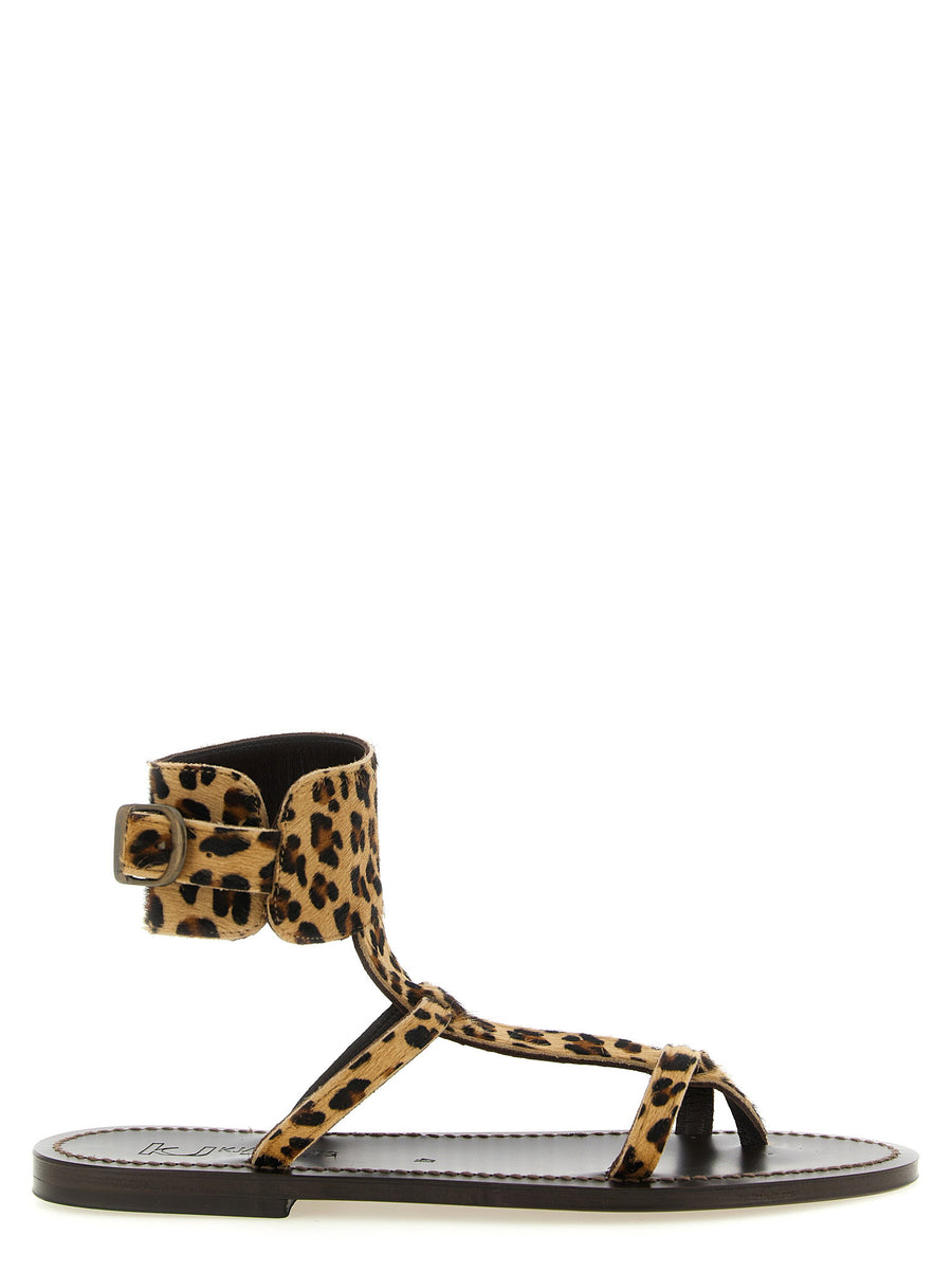 K.jacques Saint Tropez Sandal — Leopard