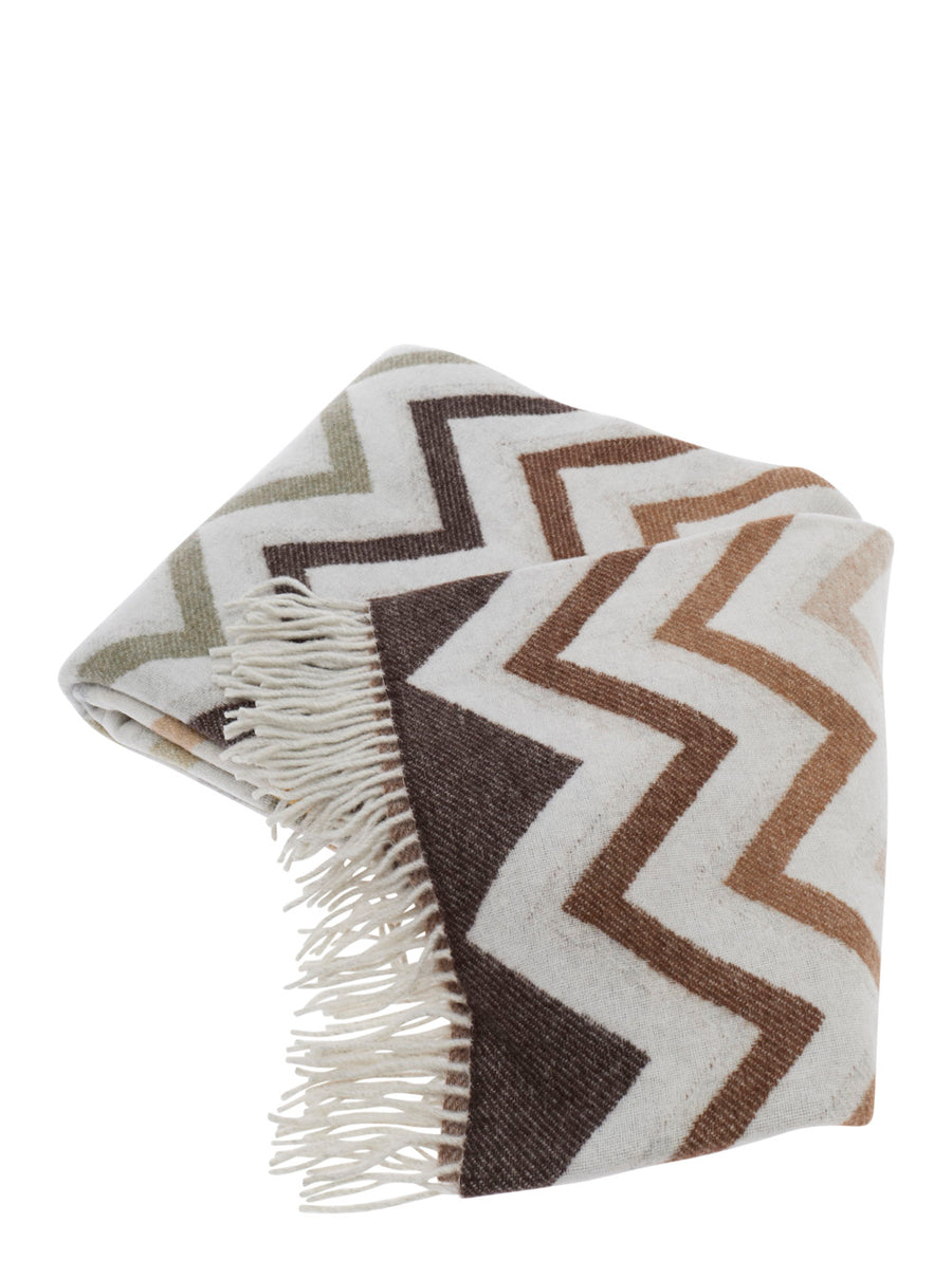 Throw Chevron Plaid Multicolour Blankets & Throws