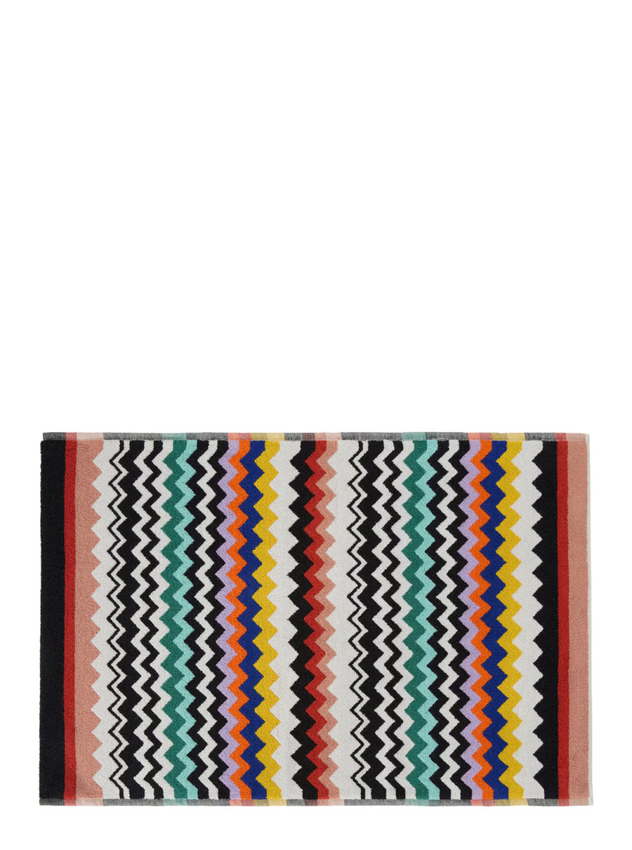 Towel Giacomo Zigzag Motif Multicolour Cotton Towels & Bath Robes