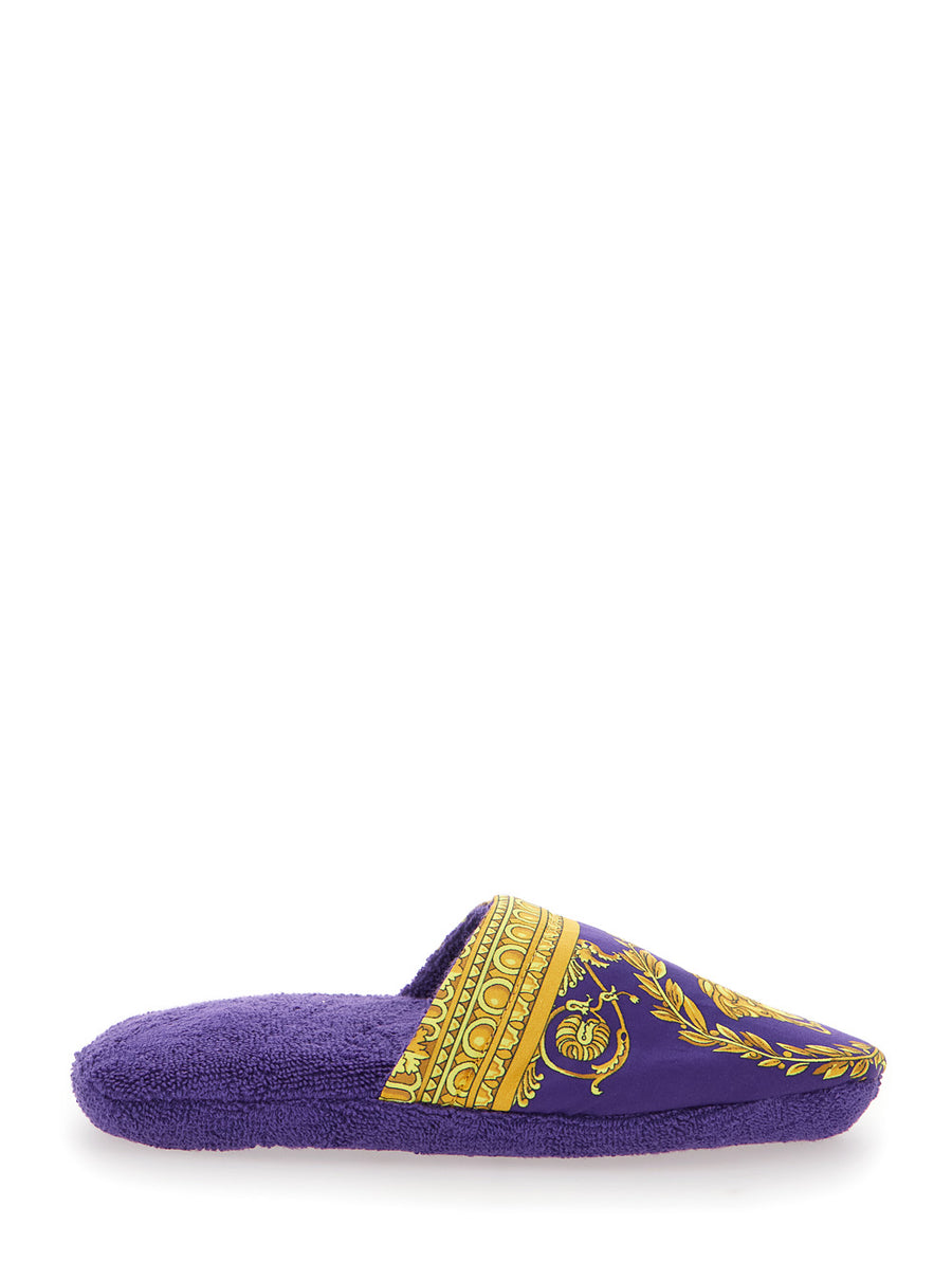 Slippers I Heart Baroque Violet