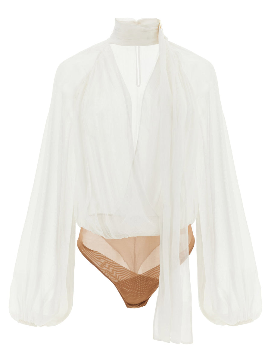 Elisabetta Franchi Bodysuit — Ivory