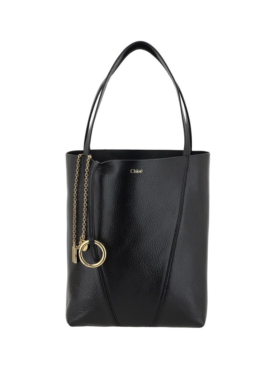 Chloé 100% calf leather Bos taurus shoulder bag in black