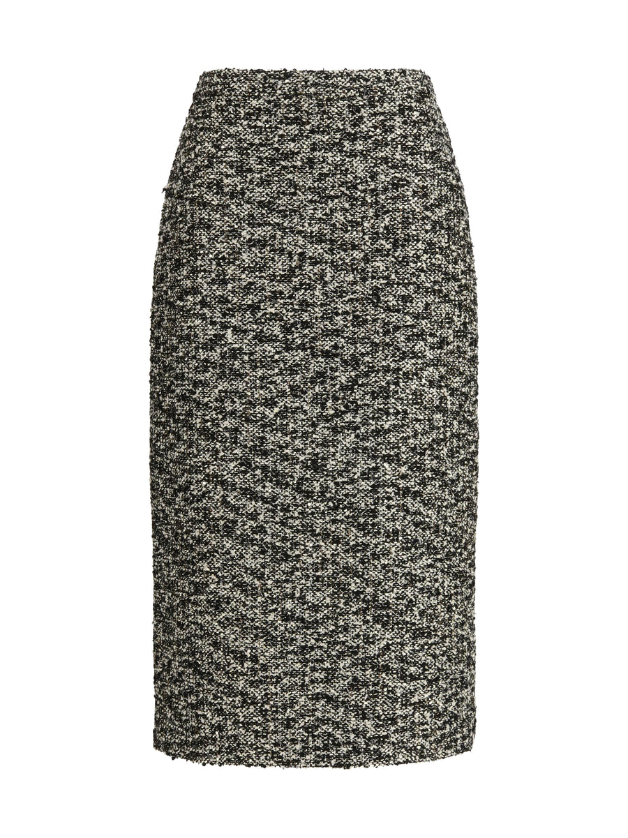 Gucci OUTER: 48% Polyamide midi skirt in black