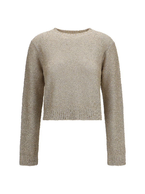 Brunello Cucinelli 60% Linen sweater in beige