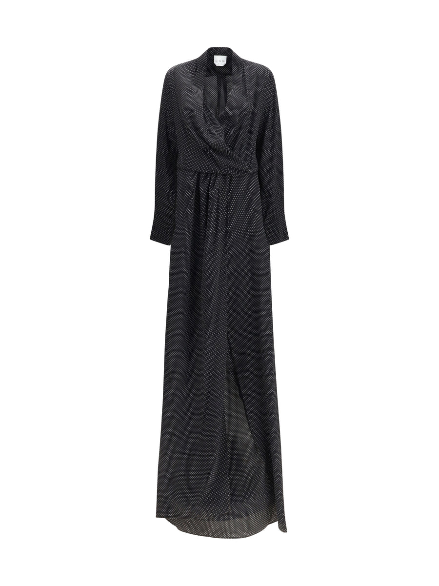Sa Su Phi 100% silk dress in black