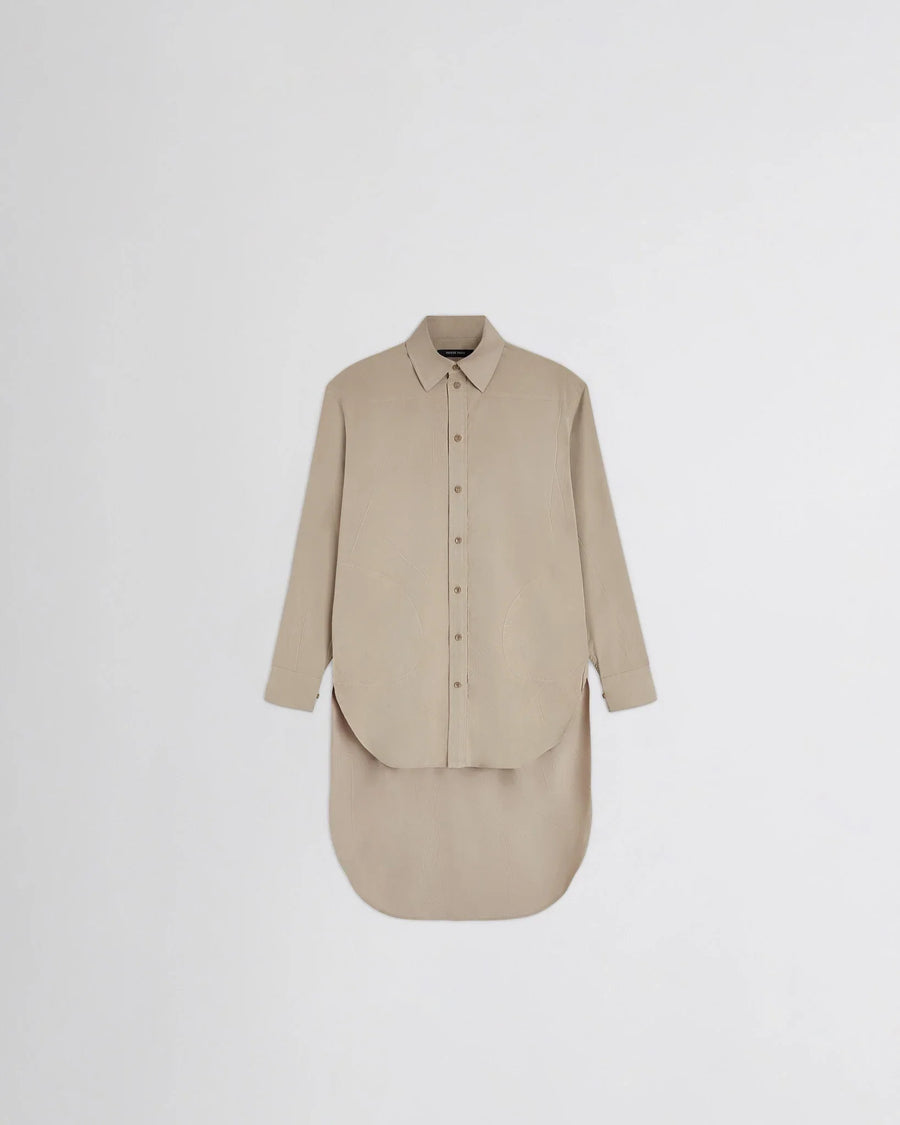 Phoebe Philo Poly-twill shirt in beige