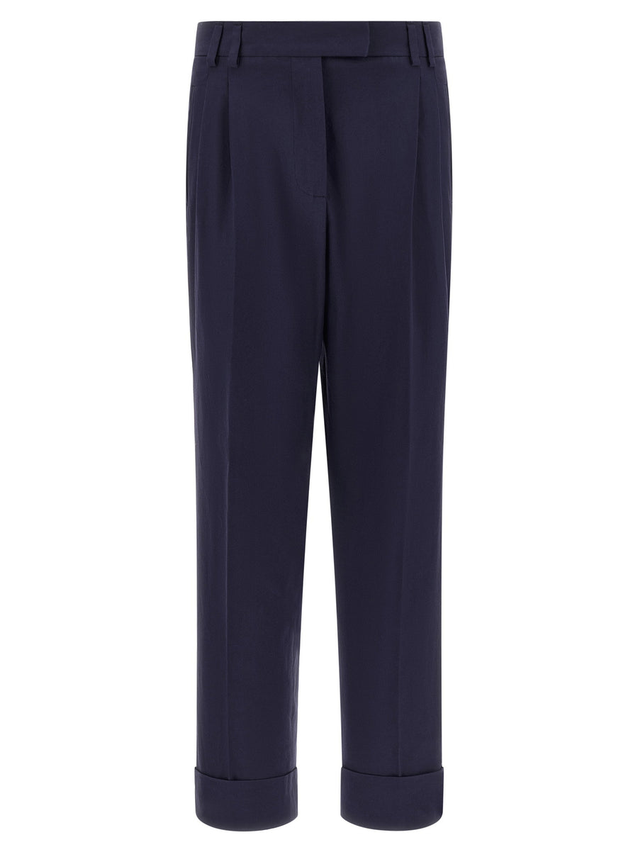 Alberto Biani Trousers — Navy