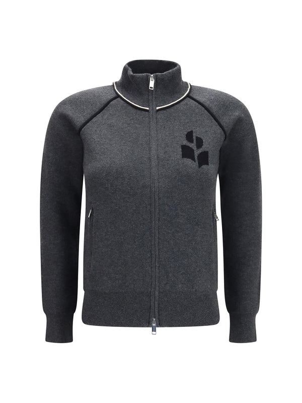 Marant Etoile 40% Cotton cardigan in gray