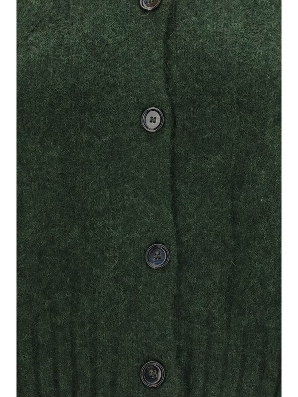 Cashmere And Silk Buttoned Sweater Black