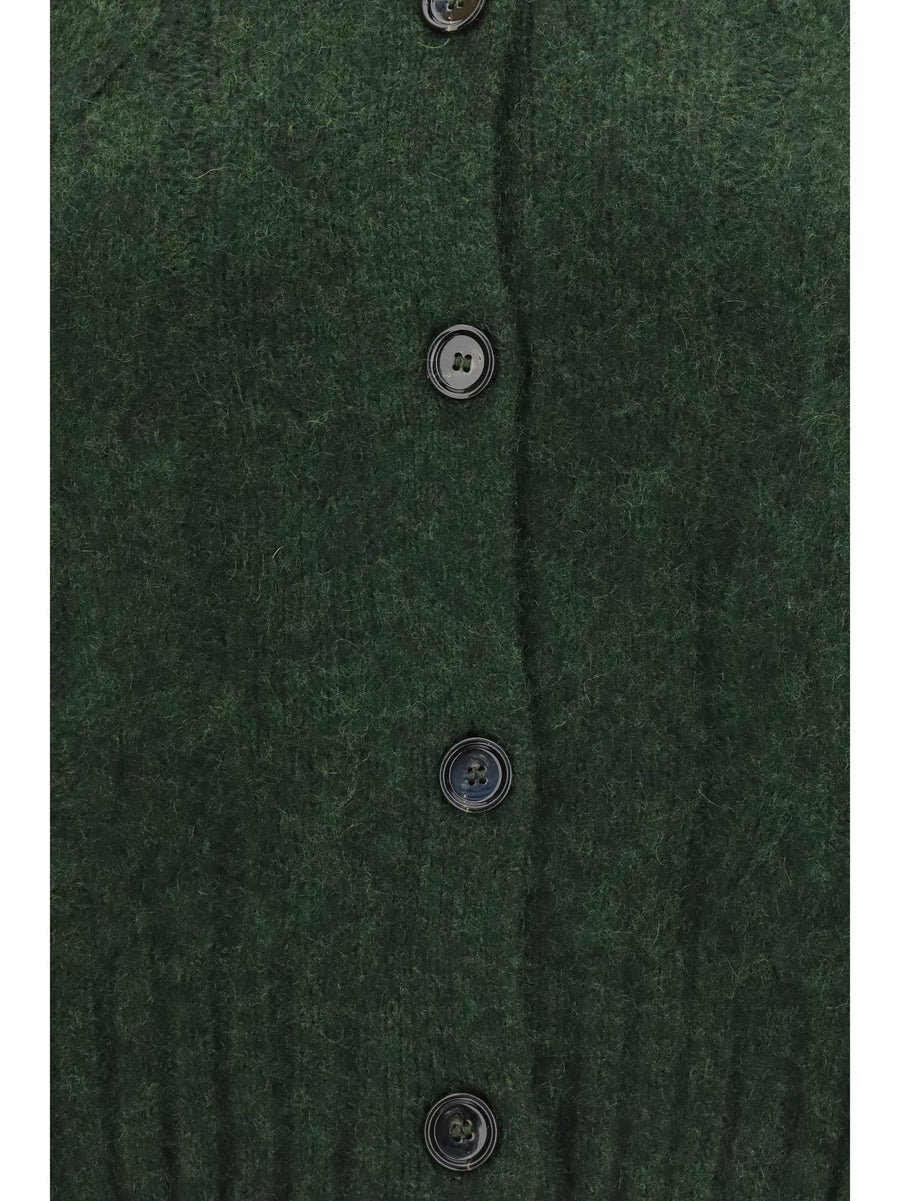 Cashmere And Silk Buttoned Sweater Black