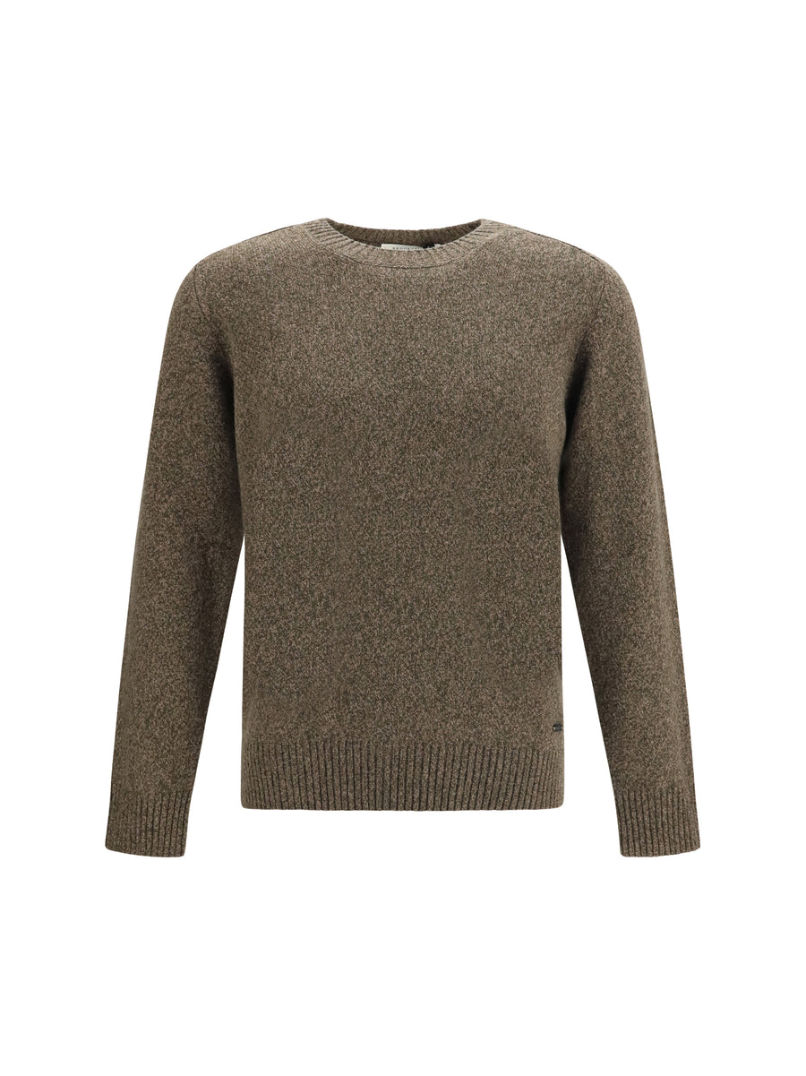 Crewneck Sweater Arbusto Fleece Wool Ovis Aries