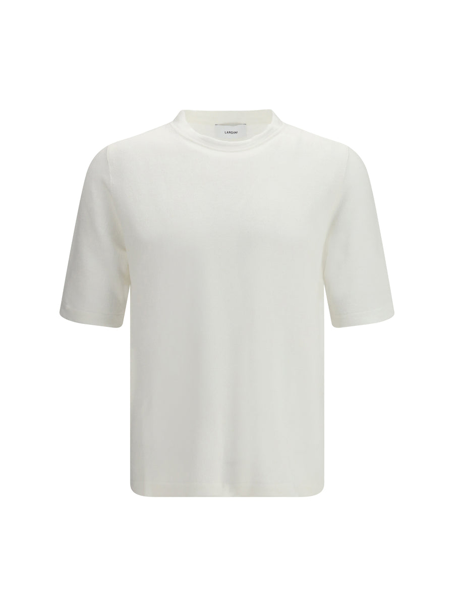 Linen And Cotton Knit T-Shirt 100 Linen; T-shirts