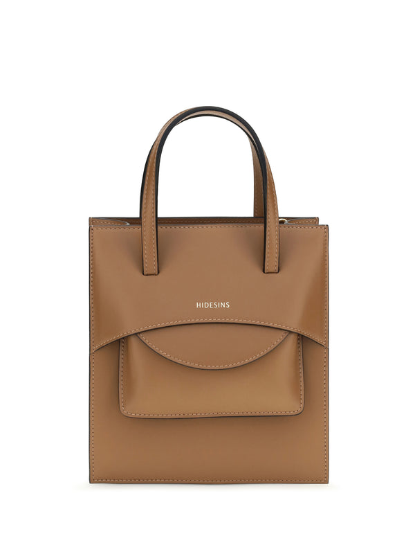 Hidesins 100% Calf Leather Bos Taurus shoulder bag in caramel