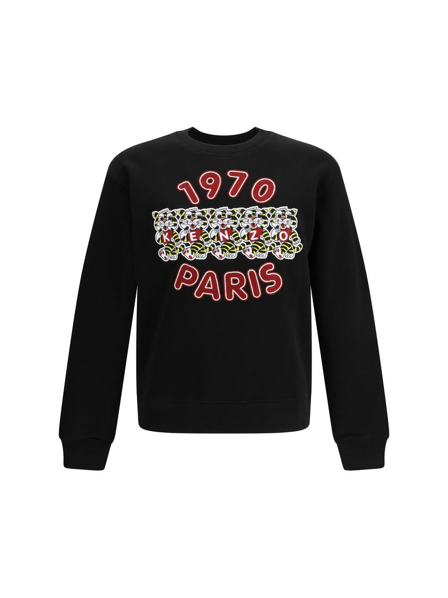 Kenzo 100% cotton sweatshirt in black