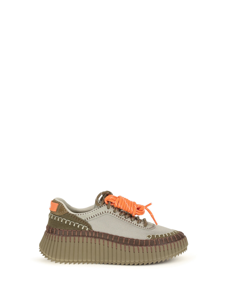Chloé Upper: 50% Thermoplastic polyurethane sneakers in green