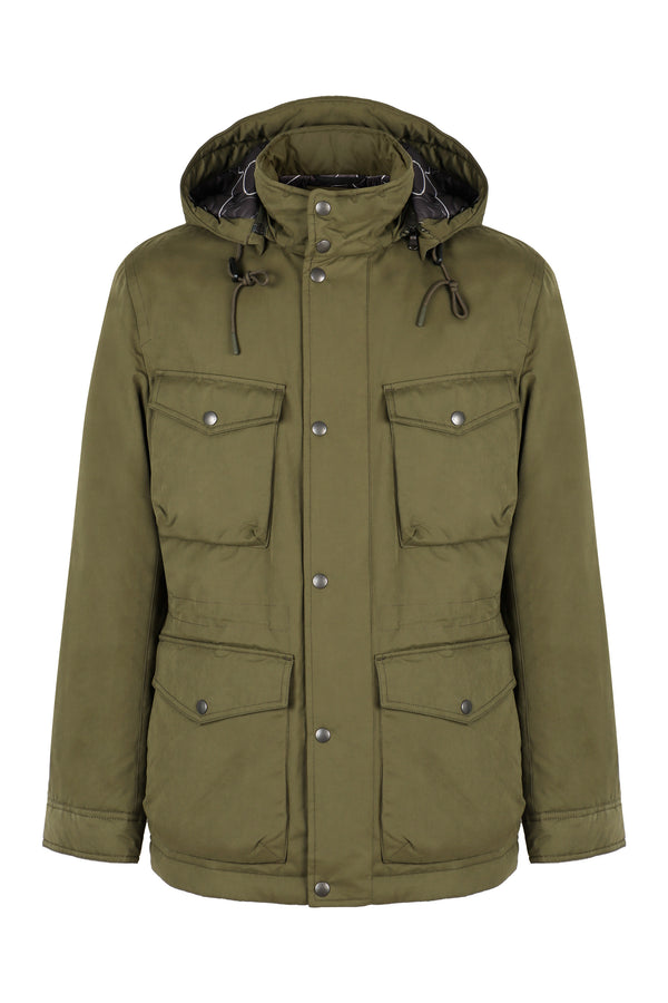 Field Hooded Parka Green Polyester Parkas