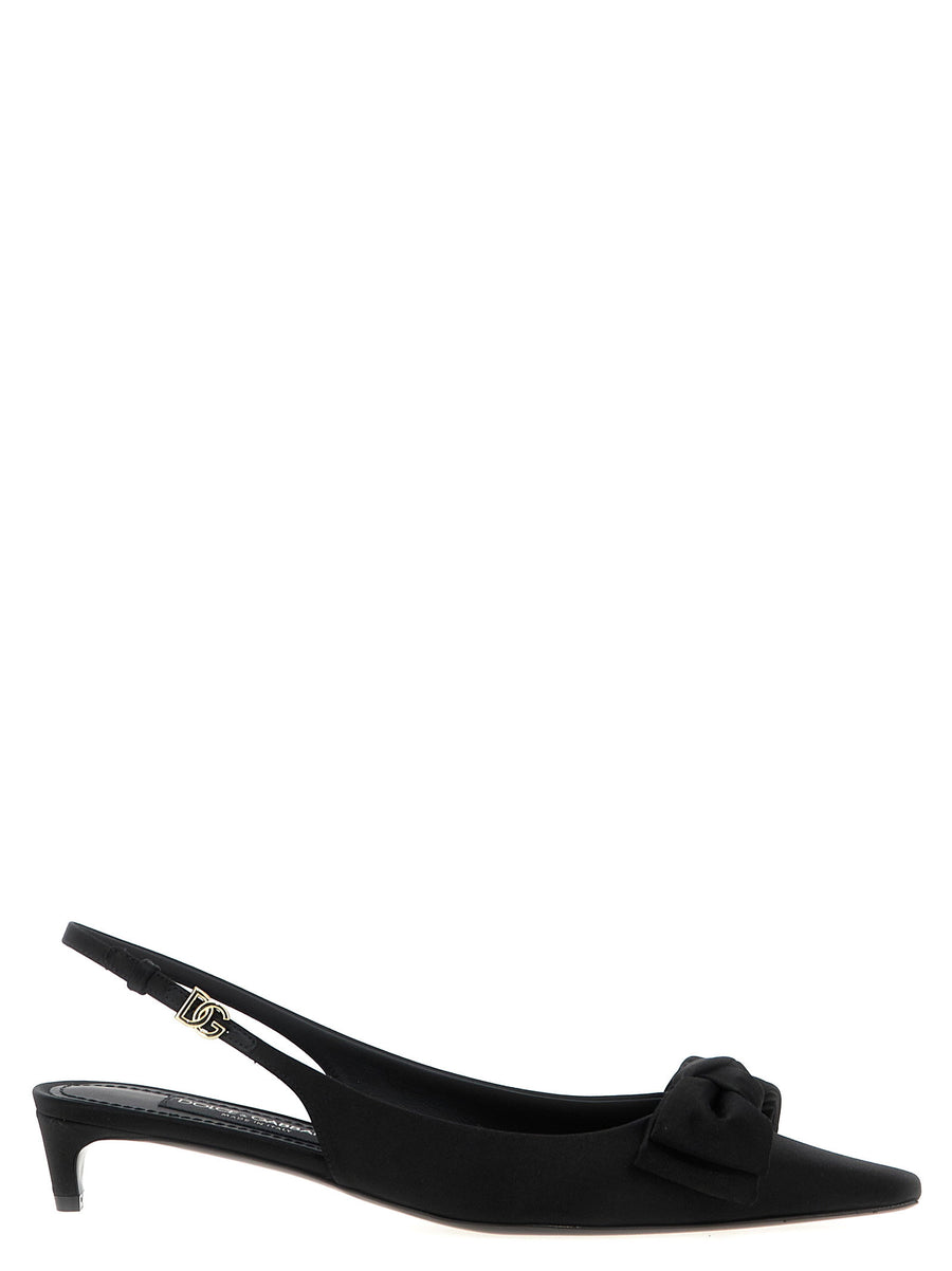 Dolce & Gabbana Mun Slingback — Black